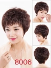 Middle-aged and elderly women's wigs, short summer hair for mothers, real hair for women, full head sets, natural real hair strands, full real hair wigs, 10 Application Scenario